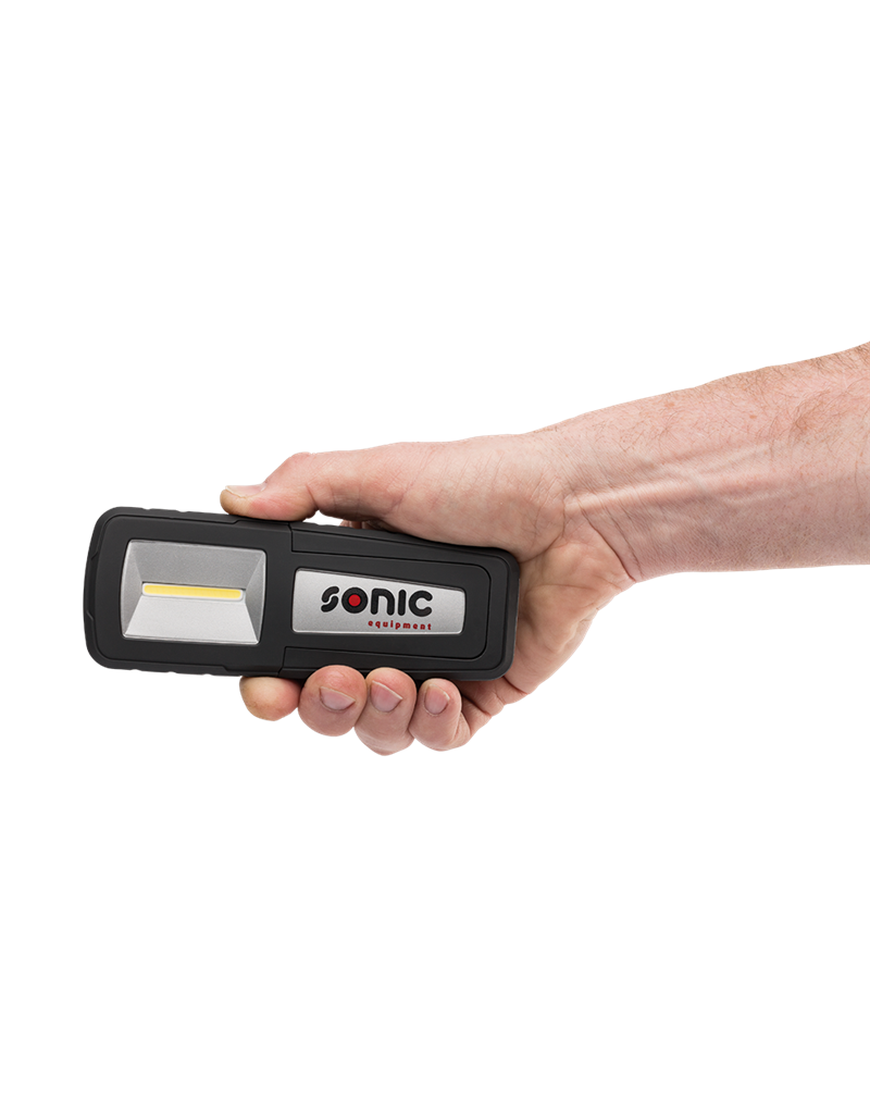 Sonic Compacte, dunne midi-handwerklamp met toplamp