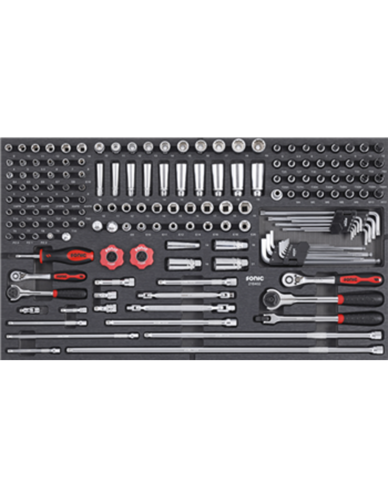 Sonic Doppenset 1/4'' & 3/8'', 164-dlg. SFS (Superior)