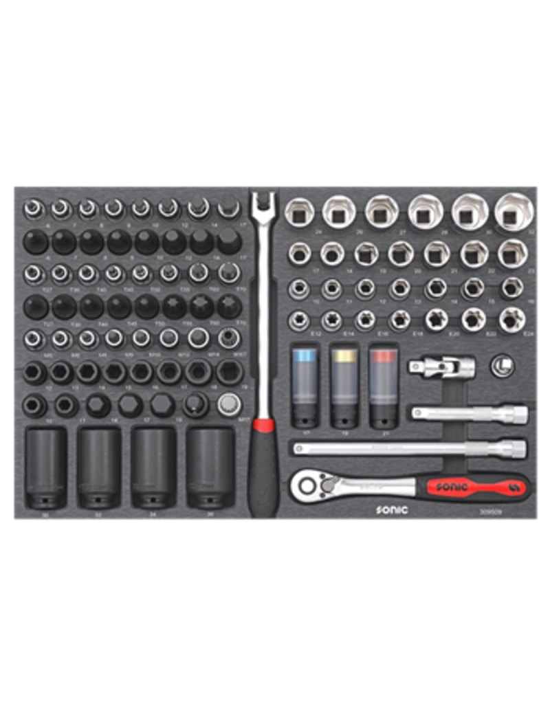 Sonic Combination Set 1/2'', SFS 95-pcs (ICON)