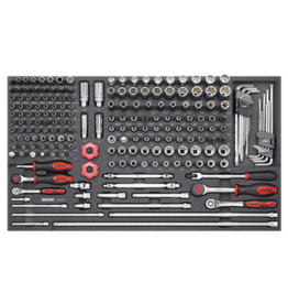 Sonic Doppenset 1/4'' & 3/8'', 207-dlg. SFS (ICON)