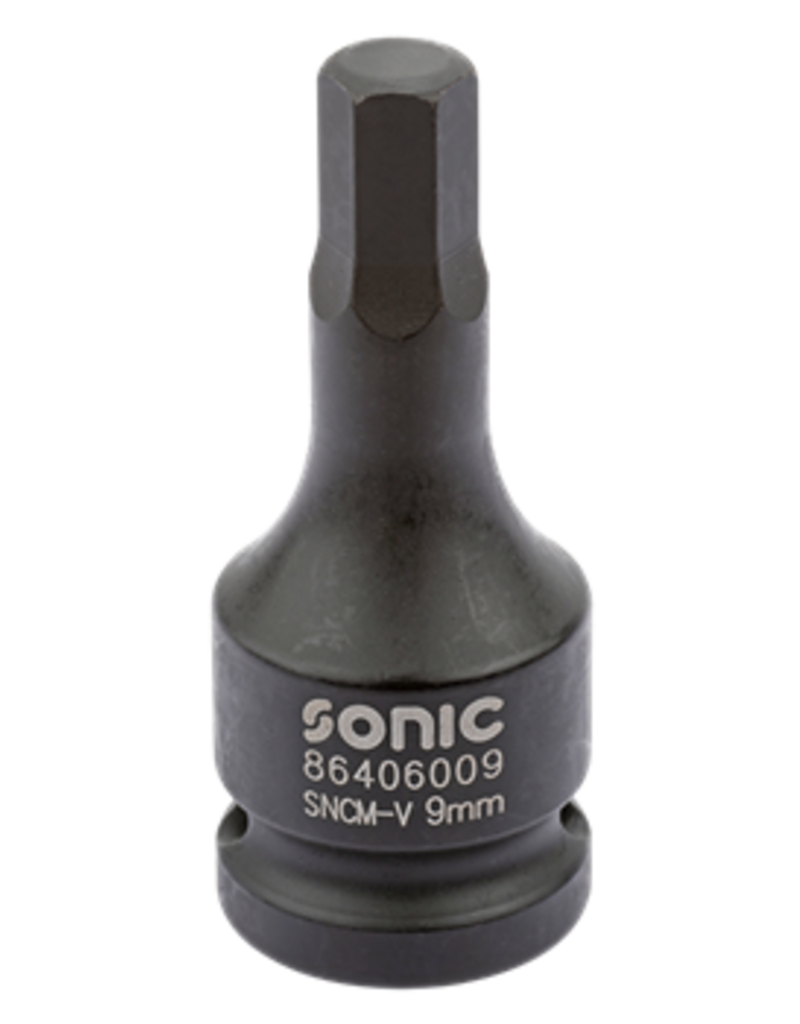 Sonic Bitdop 1/2'', binnenzeskant uit één stuk, kracht 6mm