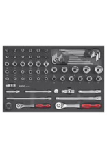 Sonic Doppenset 3/8'' & 1/2'', 71-dlg. SFS NEXT - M