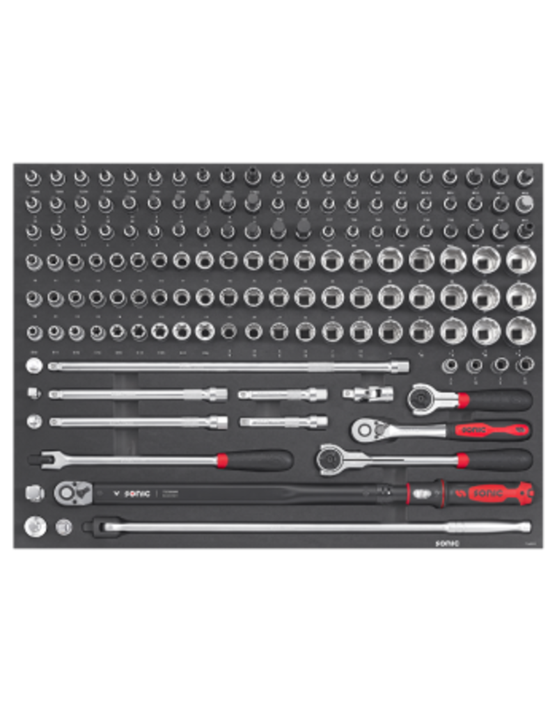 Sonic Doppenset 1/2", 145-dlg SFS Next - XL