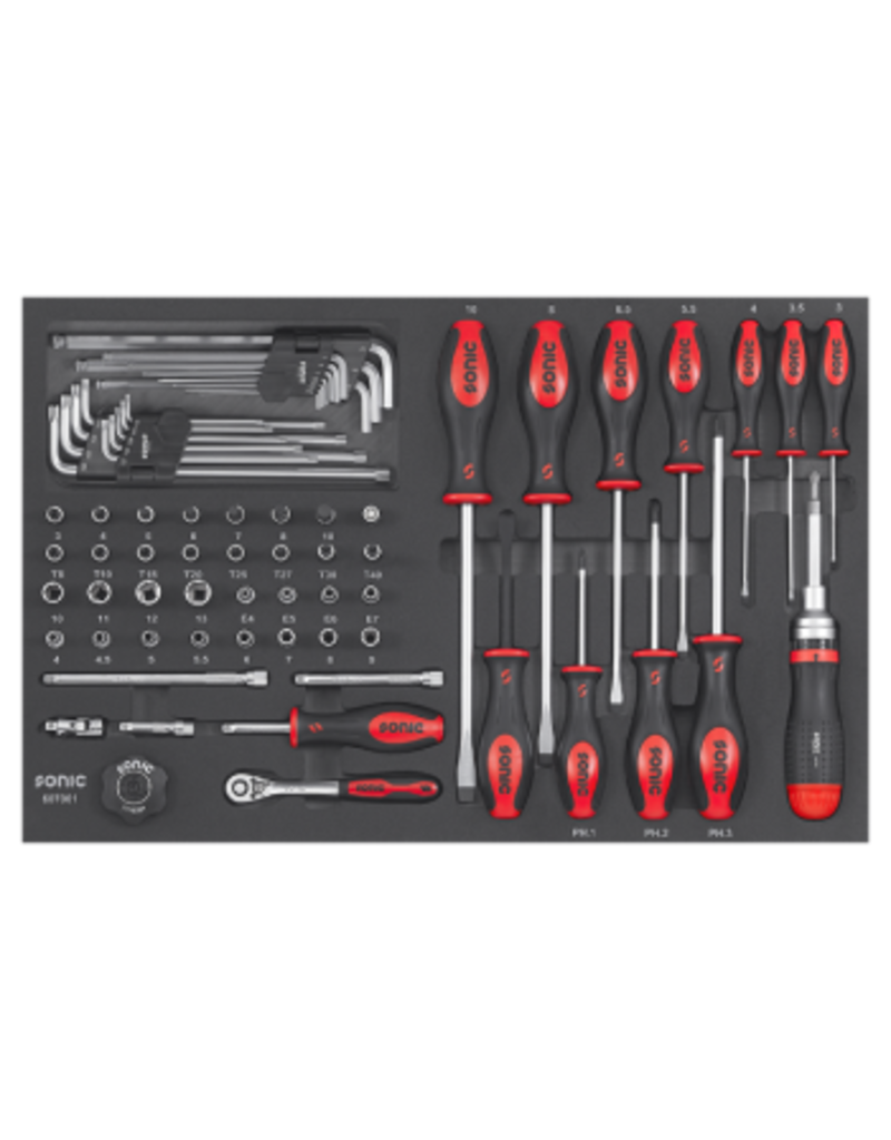 Sonic Combinatieset 1/4'', 70-dlg. SFS Next - M