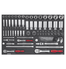 Sonic Doppenset 1/4'', 3/8'' & 1/2'', (SAE) 93-dlg. SFS Next - M