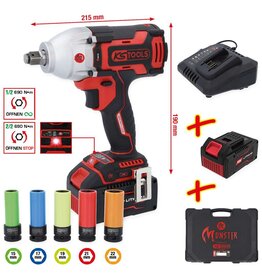 KS Tools 911.4882 3/8 Verlengstuk Met Karteling - 125mm | Chroom Vanadium Voor Handmatig Gebruik