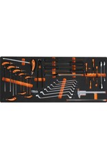 Beta Beta BW 2400 XL9/E - XXL gereedschapwagen met een 716 delig assortiment oranje .grijs ,rood