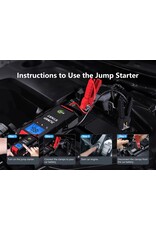 Jumpstart & Professionele start booster 12V 2000 amp piek