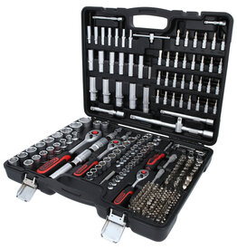 KS TOOLS 1/4"+3/8"+1/2" Dopsleutelset, 255-dlg 917.0255