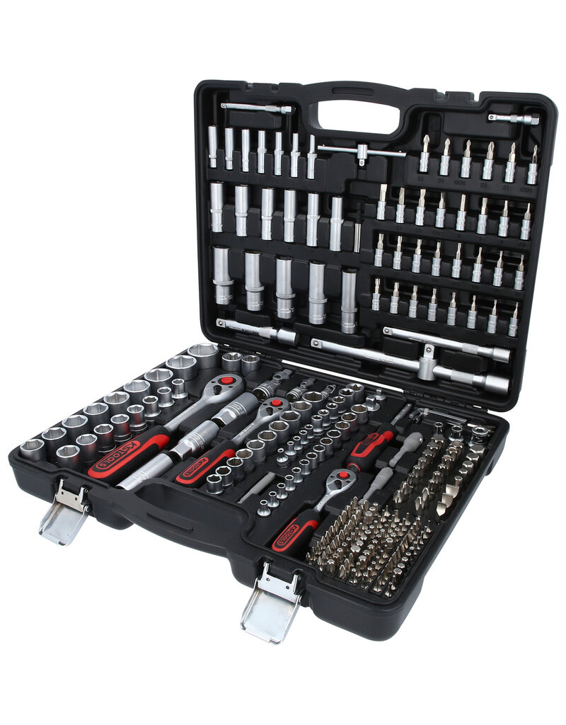 KS TOOLS 1/4"+3/8"+1/2" Dopsleutelset, 255-dlg 917.0255