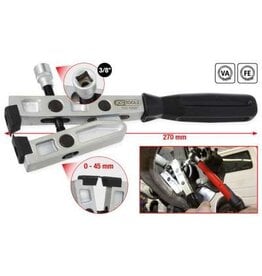 KS TOOLS Slangklemtang v.aanhaalmoment, 270mm - 115.1056