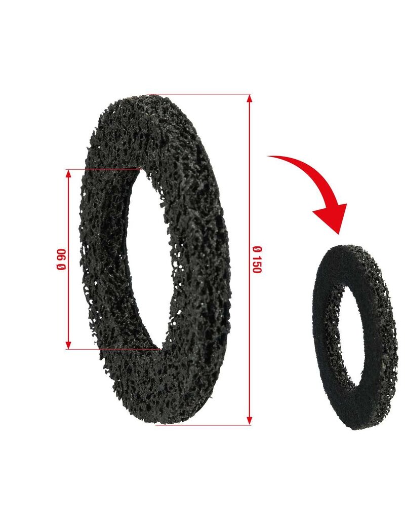 KS TOOLS Reserveschijf voor wielnaafslijper, Ø 150 mm - 100.5077