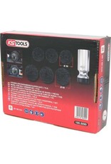KS TOOLS Wieldraadeind-naafslijperset, Ø 50 / 60 mm, 7-dlg - 100.5090