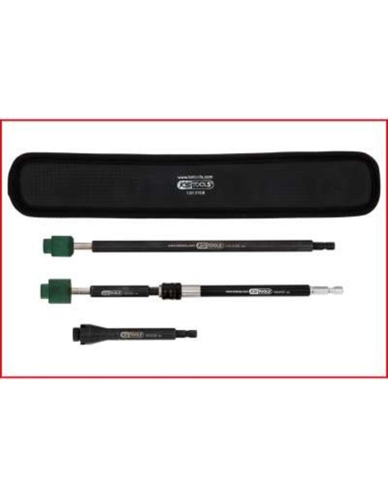 KS TOOLS Ventielzitting-reinigingsgereedschapset voor aluminiumvelgen 7-dlg - 100.5100