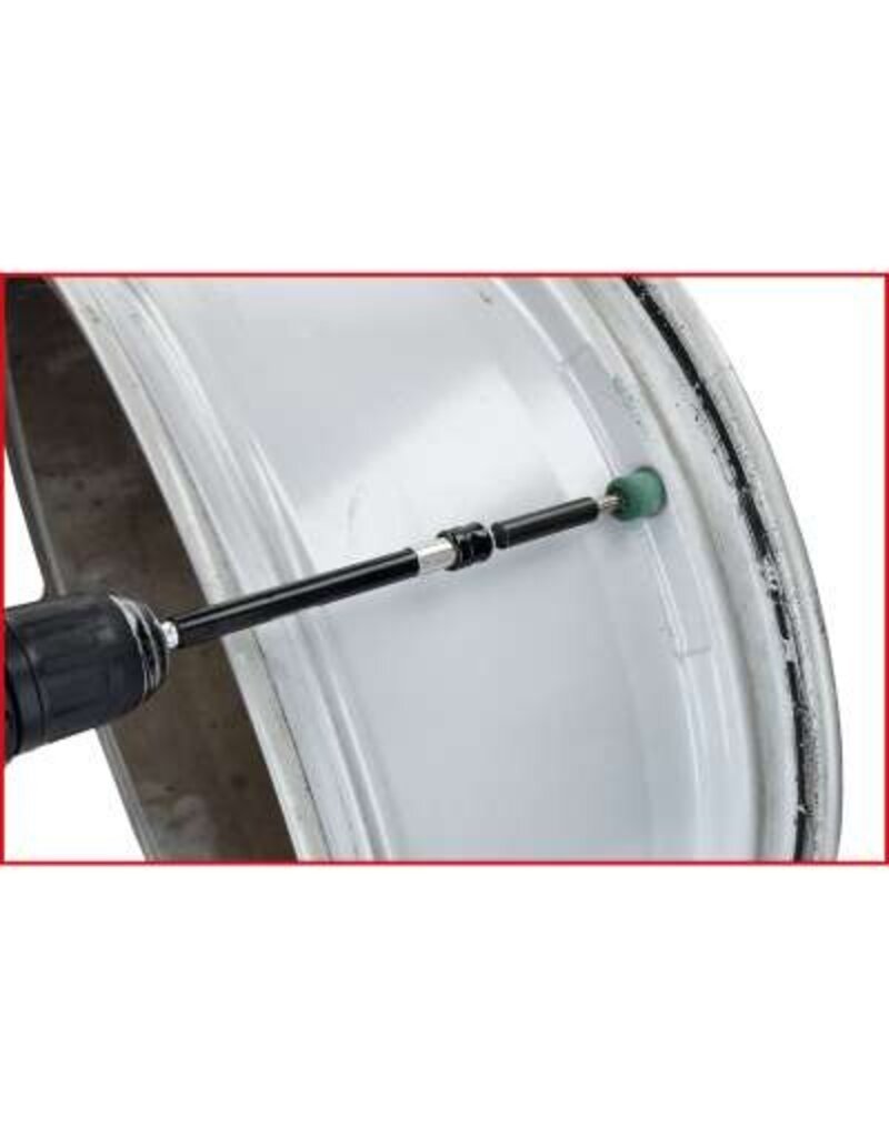 KS TOOLS Ventielzitting-reinigingsgereedschapset voor aluminiumvelgen 7-dlg - 100.5100