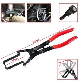 KS TOOLS Brandstofleidingtang voor snelkoppelingen met scharnier - 115.0906