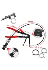 KS TOOLS Universele Slangklemtang +half starre verlengkabel, 630mm - 115.0908