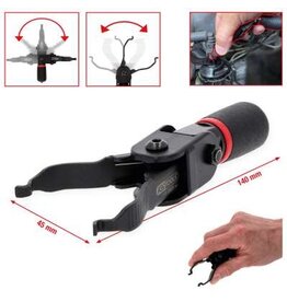 KS TOOLS Ontgrendelingsgereedschap met zwenkbare kop voor snelkoppelingen - 115.0909