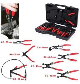 KS TOOLS Automobiel slangklemtangenset, 7-dlg - 115.1055
