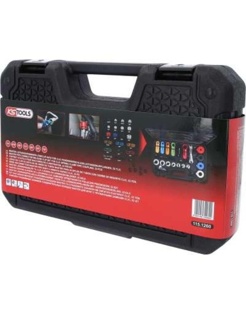 KS TOOLS Leiding-verbinding ontgrendelset, 22-dlg - 115.1260