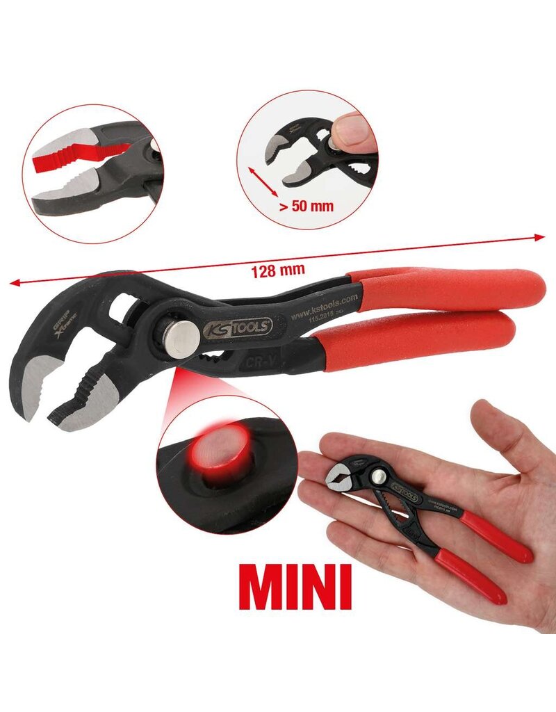 KS TOOLS Mini-waterpomptang - 115.2015