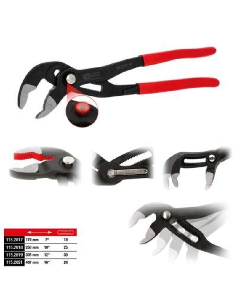 KS TOOLS Waterpomptang, 178 mm - 115.2017