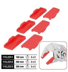 KS TOOLS Bekbeschermers voor waterpomptang, 3 paar, 300 mm - 115.2313