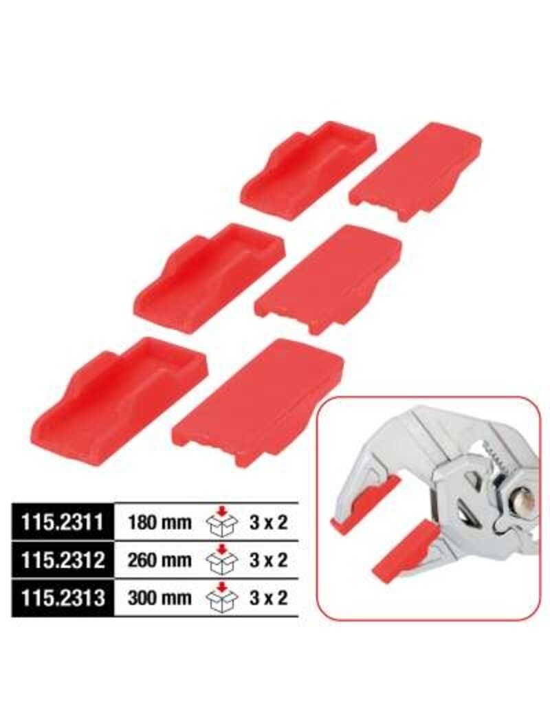 KS TOOLS Bekbeschermers voor waterpomptang, 3 paar, 300 mm - 115.2313