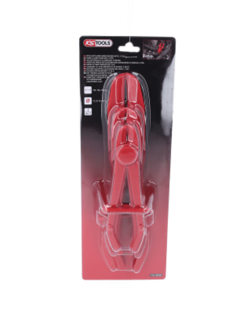 KS TOOLS Slangklemtangset, 3-dlg - 115.5050