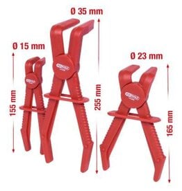 KS TOOLS Afklemtangenset 90°, 3-dlg - 115.5055