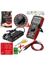 KS TOOLS Digitale multimeter incl. testpennen met geïntegreerde slagbescherming - 117.0215