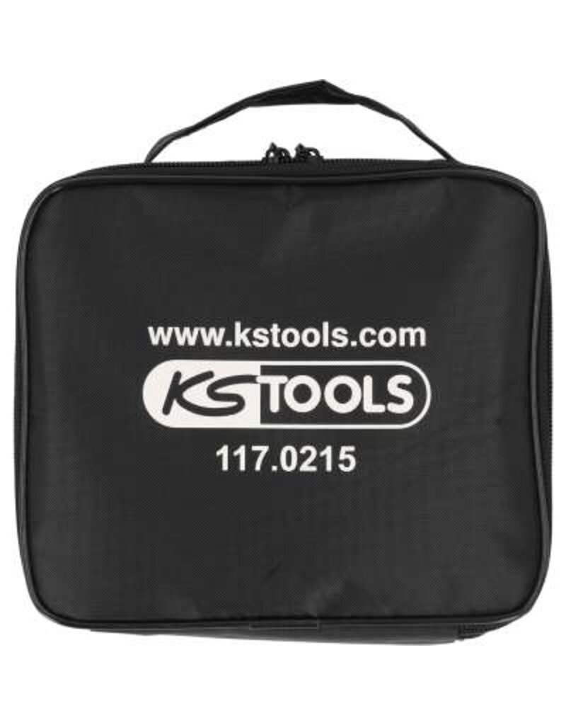 KS TOOLS Digitale multimeter incl. testpennen met geïntegreerde slagbescherming - 117.0215