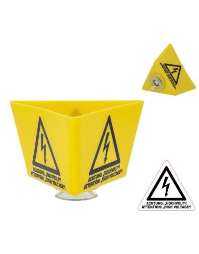 KS TOOLS Dakbord met bliksemsymbool en zuignap - 117.0222