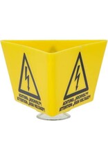 KS TOOLS Dakbord met bliksemsymbool en zuignap - 117.0222