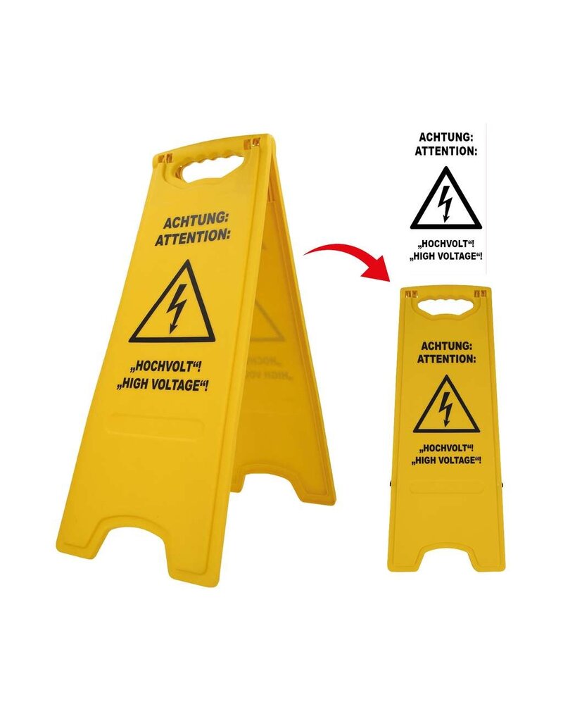 KS TOOLS Bord met bliksemsymbool - 117.0226