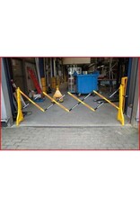 KS TOOLS Schaarbarrière van kunststof, 240 - 2500 mm, 2-dlg - 117.1545