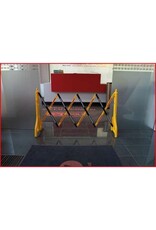 KS TOOLS Schaarbarrière van kunststof, 240 - 2500 mm, 2-dlg - 117.1545