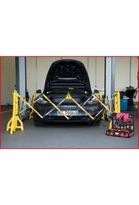 KS TOOLS Schaarbarrière van kunststof, 240 - 2500 mm, 2-dlg - 117.1545