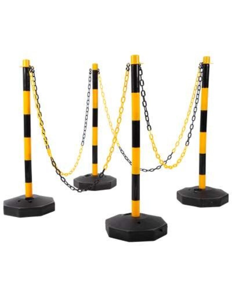 KS TOOLS Afzetpalenset met ketting, 13-dlg - 117.1550