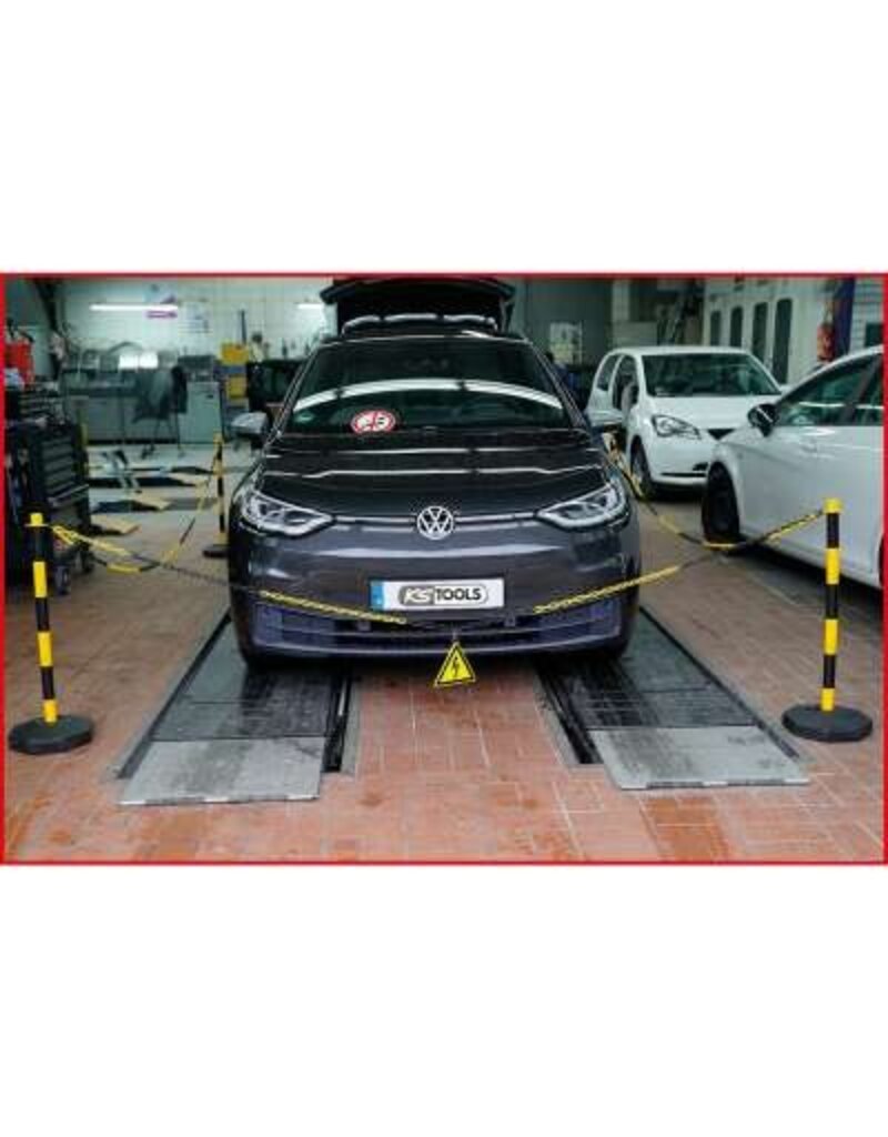 KS TOOLS Afzetpalenset met ketting, 13-dlg - 117.1550