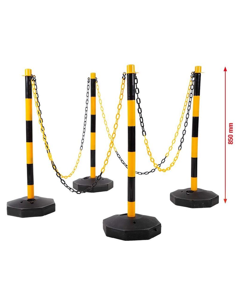 KS TOOLS Afzetpalenset met ketting, 13-dlg - 117.1550