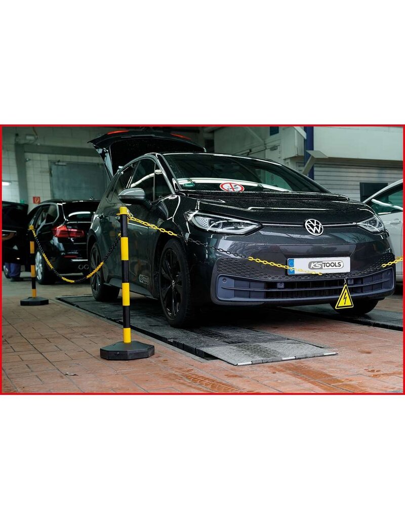 KS TOOLS Afzetpalenset met ketting, 13-dlg - 117.1550