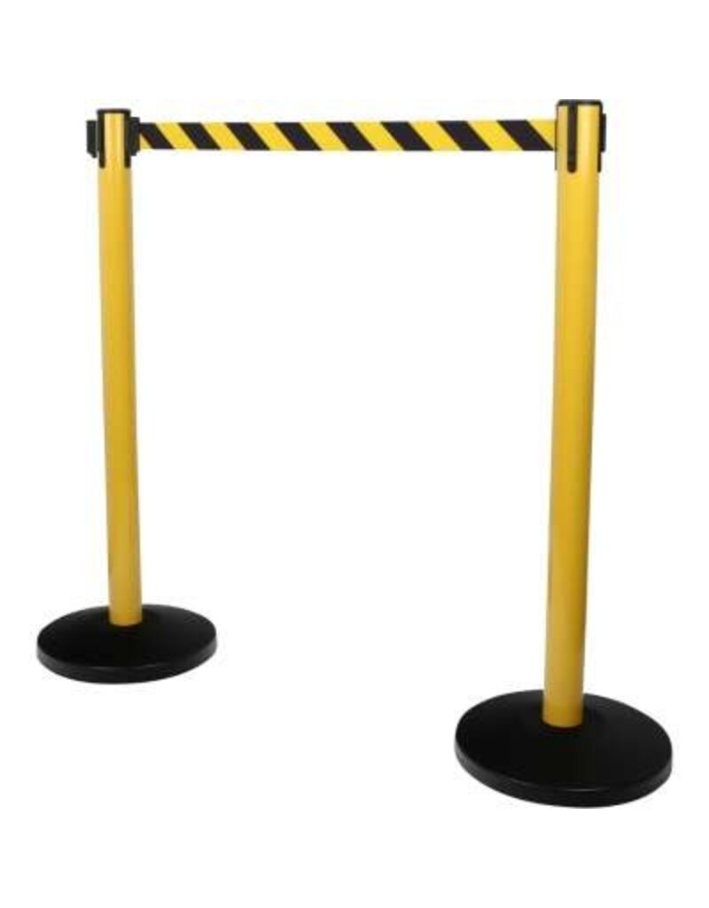 KS TOOLS Afzetpaal, treklint zwart-geel - 117.1555