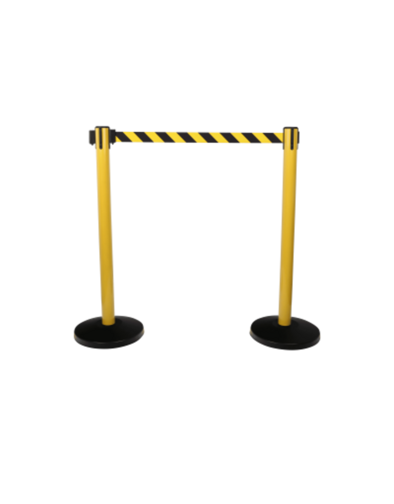 KS TOOLS Afzetpaal, treklint zwart-geel - 117.1555