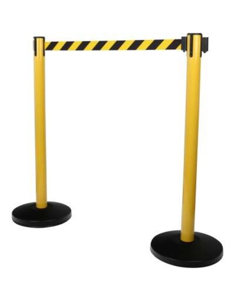 KS TOOLS Afzetpaal, treklint zwart-geel - 117.1555