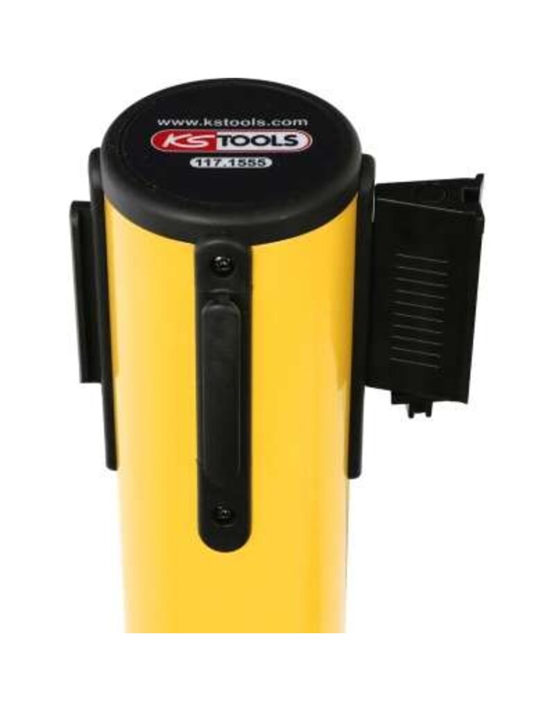 KS TOOLS Afzetpaal, treklint zwart-geel - 117.1555