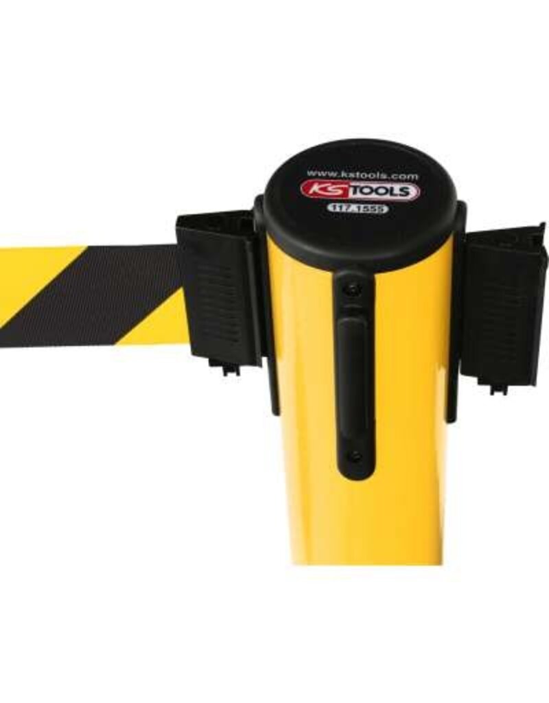 KS TOOLS Afzetpaal, treklint zwart-geel - 117.1555