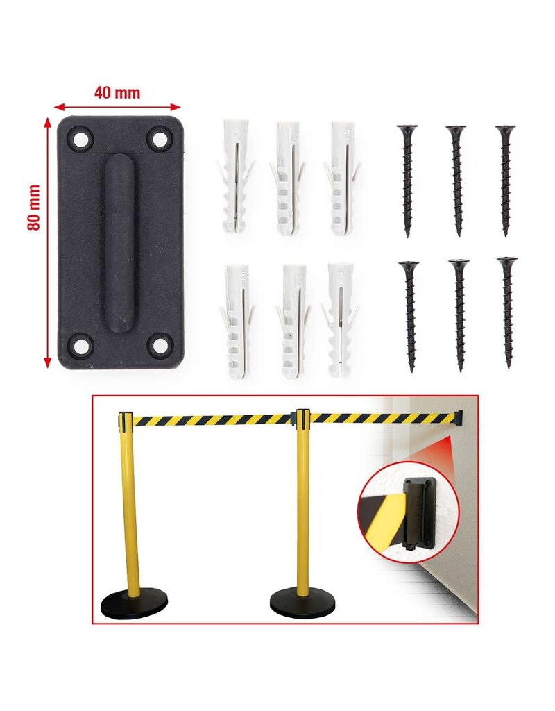 KS TOOLS Wandhouder voor afzetlint - 117.1556
