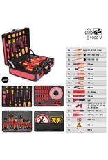 KS TOOLS Geïsoleerde gereedschapsset voor hybride- en elektrische voertuigen, 43-dlg - 117.1890