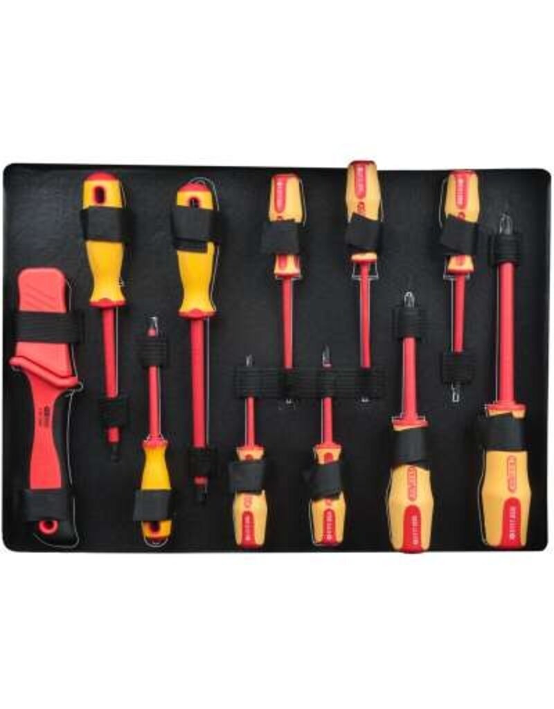 KS TOOLS Geïsoleerde gereedschapsset voor hybride- en elektrische voertuigen, 43-dlg - 117.1890